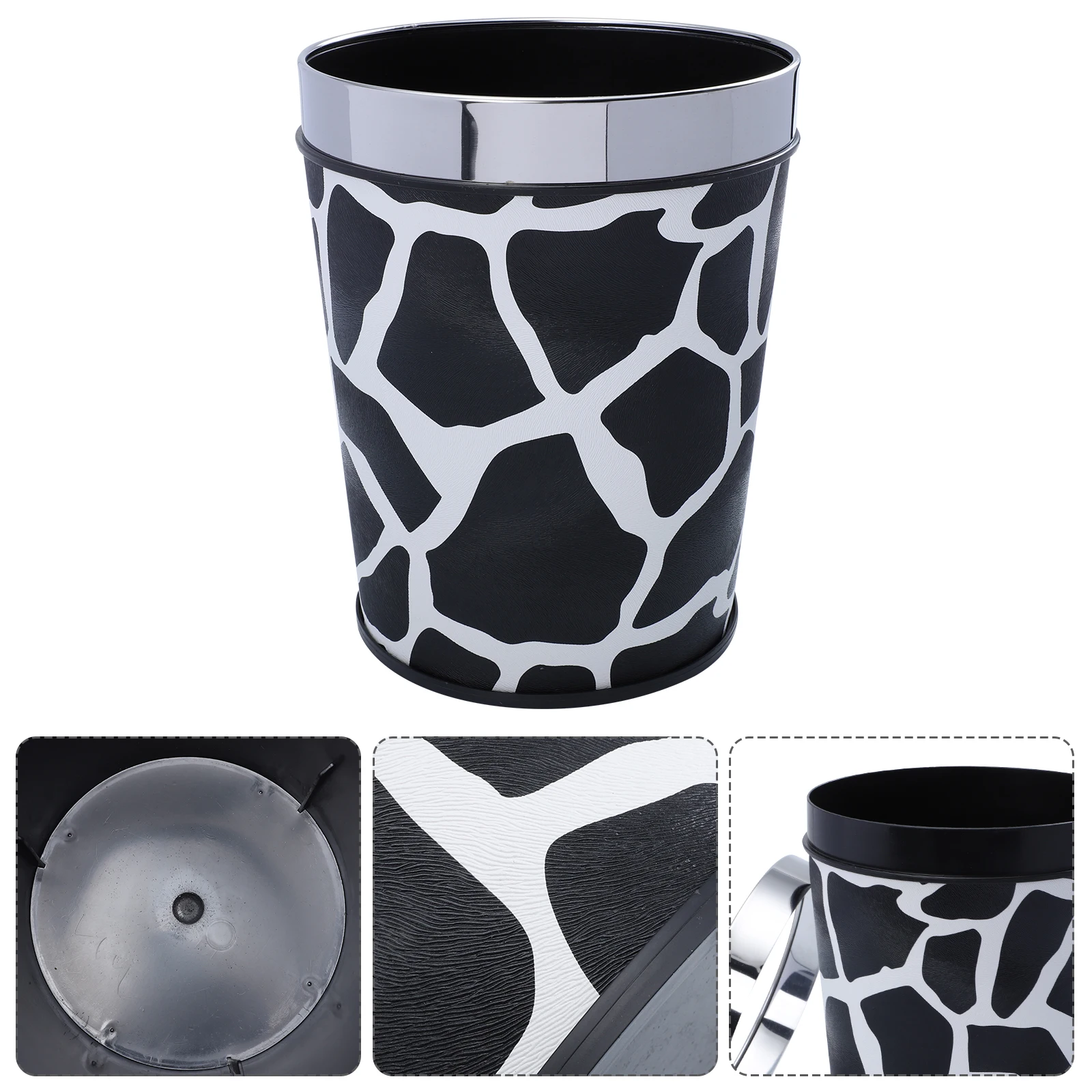 

Container Retro Trash Cans Garbage Storage Containers Bedroom Garbage Can Round Waste Bin Practical Attractive Suitable