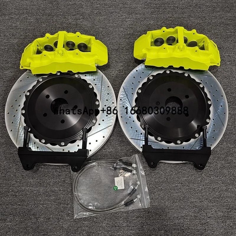 

Big Brake Kit Gt8 Custom Racing Brake Caliper 8 Piston 355Mm 380Mm 400Mm Modified Brake Disc For Rims 18 19 20 Inch