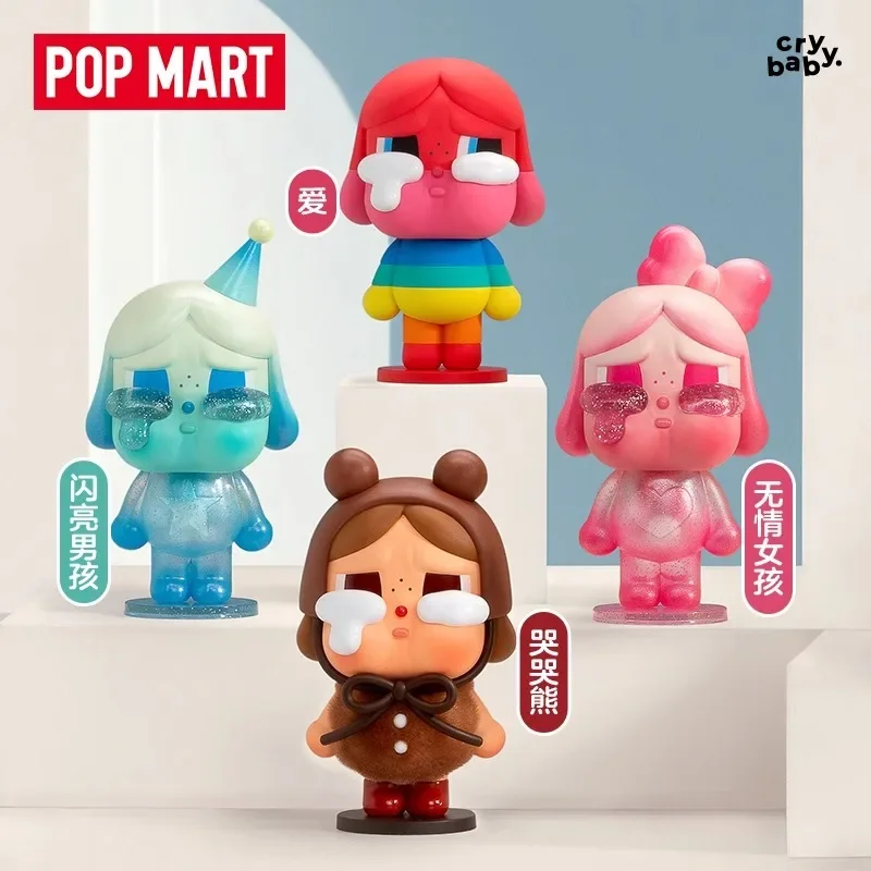 Pop Mart Crybaby Crying Again Series Blind Box Guess Bag Mystery Box Toys Doll Anime Figure Desktop Ornaments Gift Collection