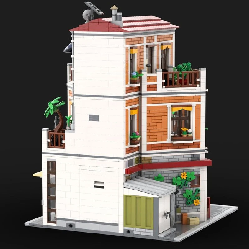 3467 pièces de construction personnalisables MOC sur le thème du boucher, de l'avocat et de la confiserie, briques modulaires, technologie de construction, jouets de vacances DIY, cadeaux