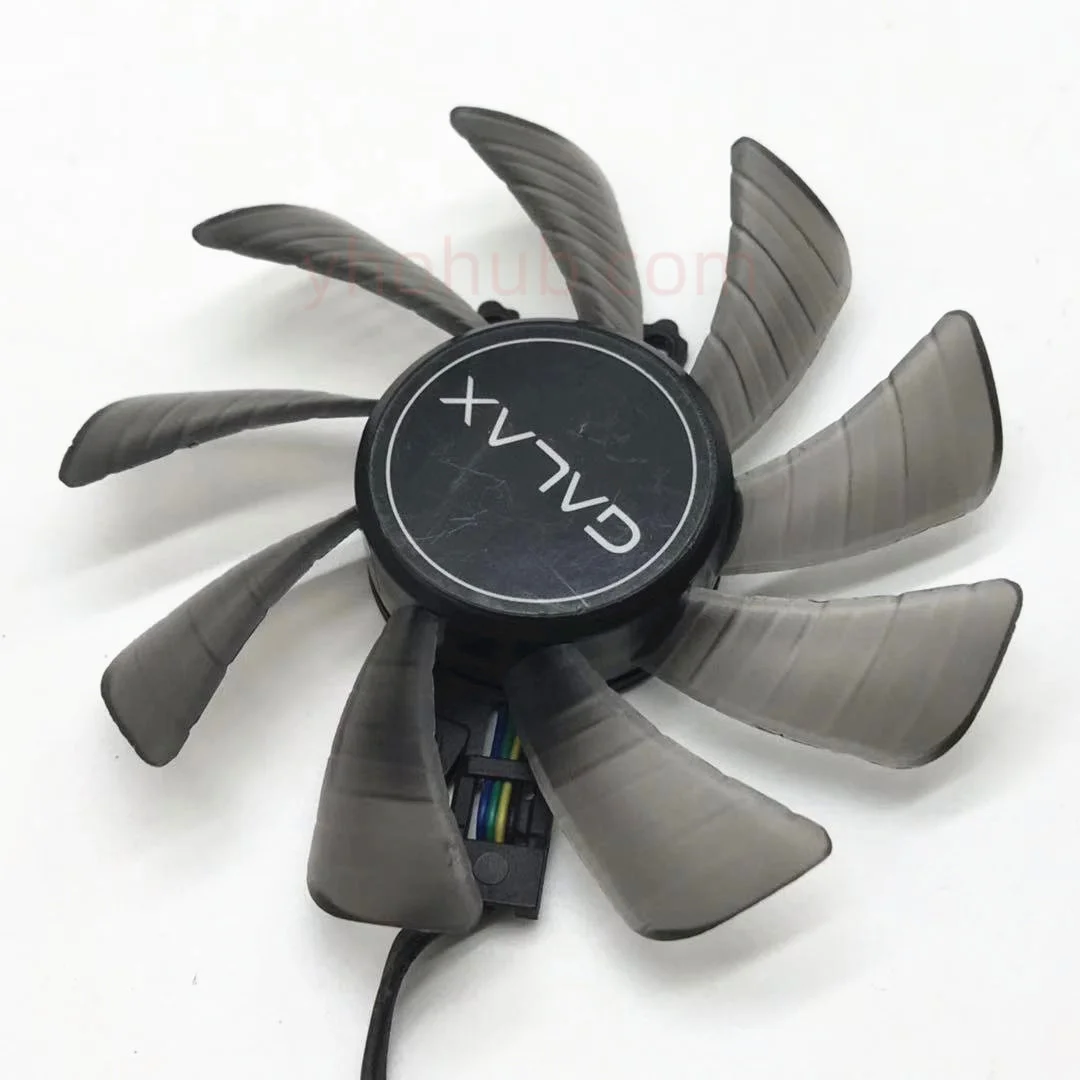 APISTEK GA92H2H  DC 12V 0.35A Dia. 85mm C.T.C 49x46x16mm 4-Wire Graphics Fan