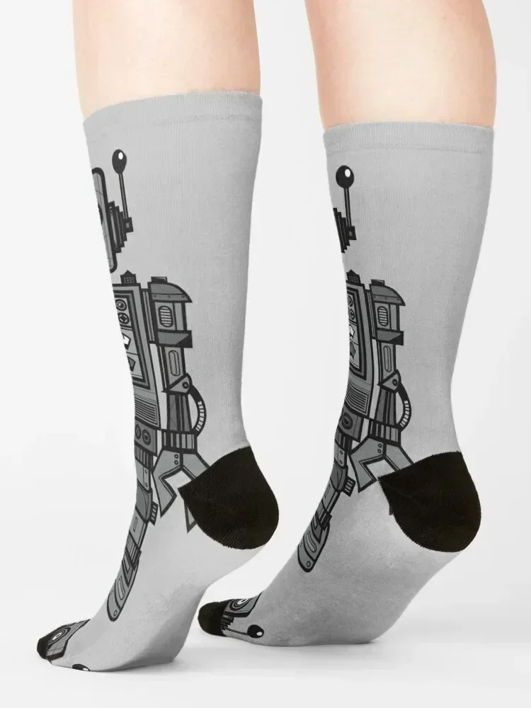 جوارب روبوت عتيقة، جوارب الهالوين للرجال، هدايا مضحكة من كروسفيت، جوارب للرجال #4