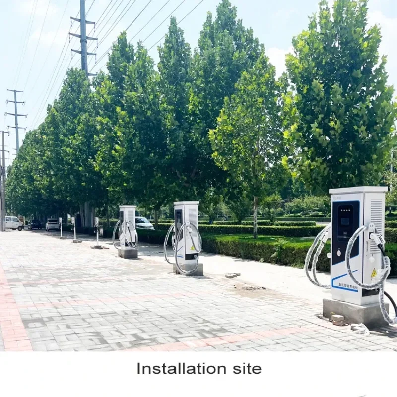 Stazione di ricarica EV 30kw 60kw 120kw DC caricatore rapido veicolo elettrico Infrastruction prezzo di fabbrica vendita calda