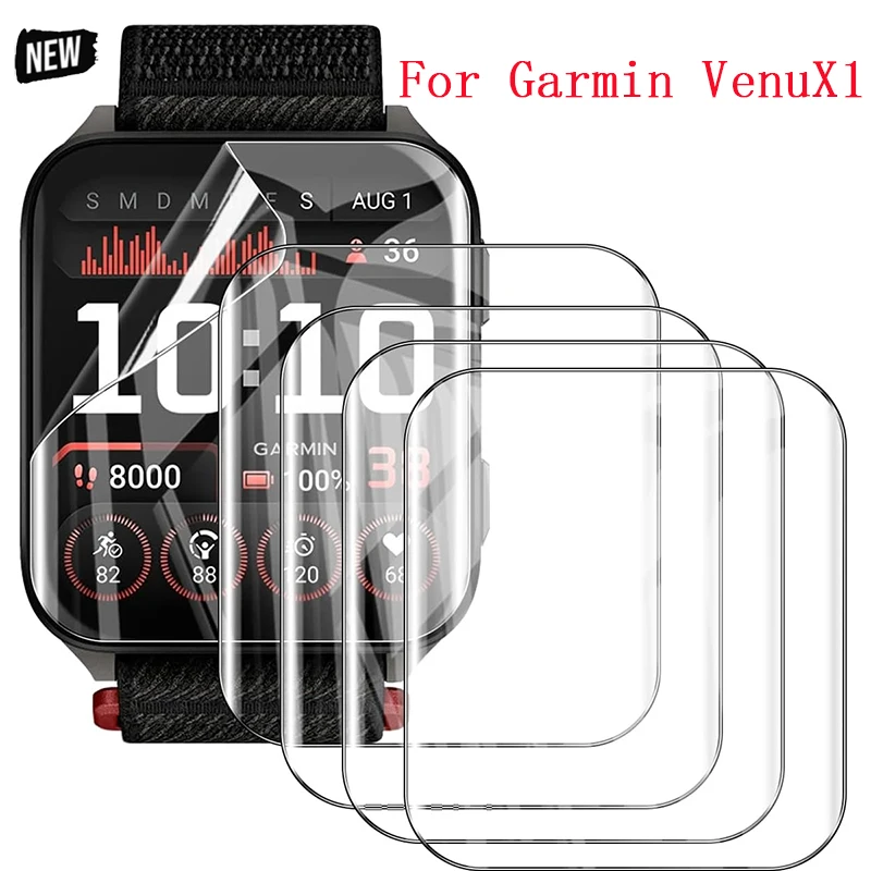 Für Garmin Venu X1 Smart Uhr Screen Protector Klar Schutz Hydrogel Film Für Garmin VenuX1 Smartwatch Zubehör