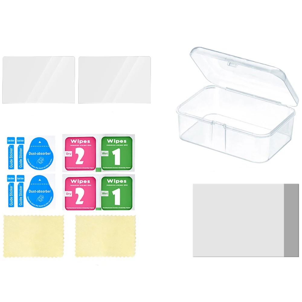 

2 Pcs HD Tempered Glass Screen Protector for DJI Osmo 360 Camera Clear Anti-Reflective Scratch-Resistant