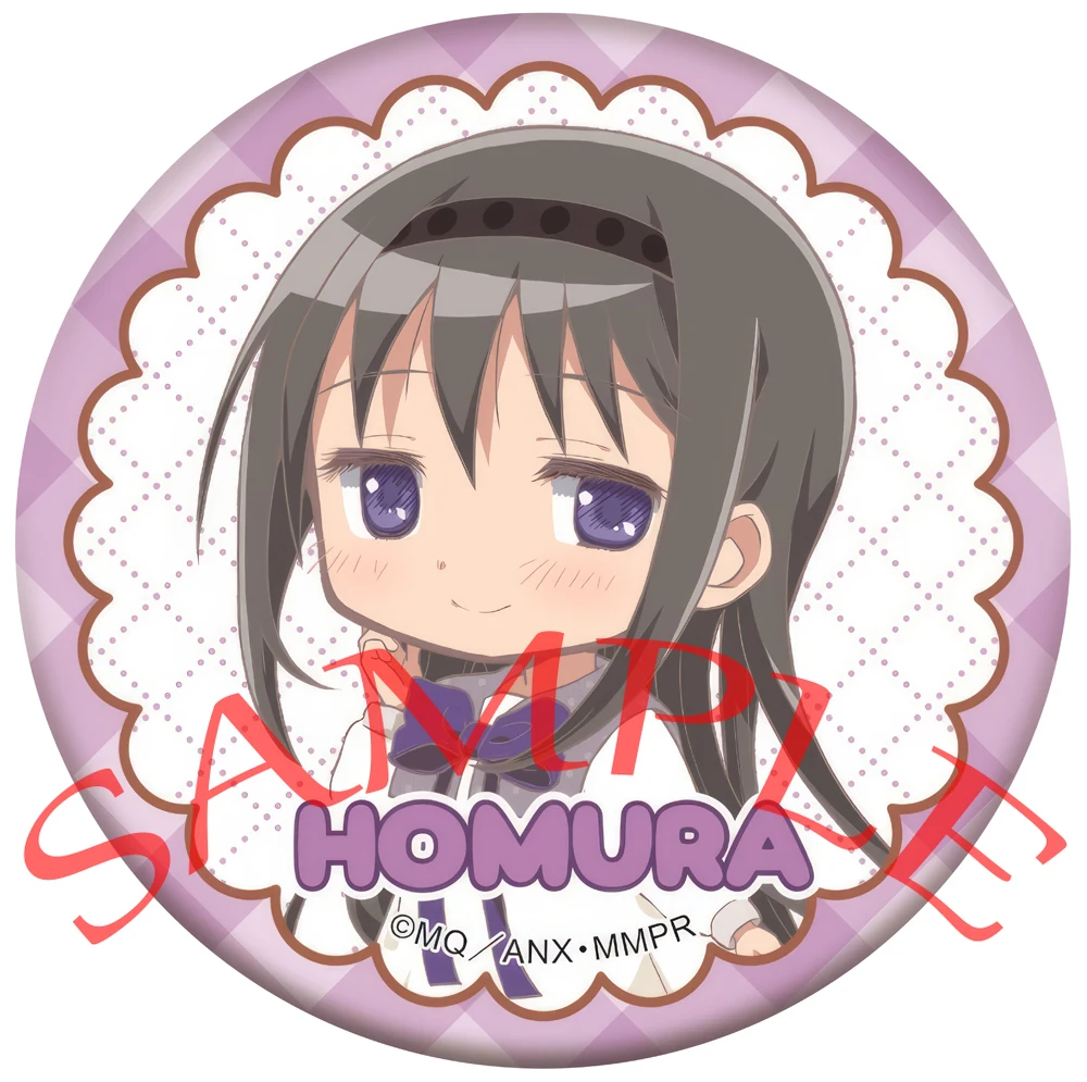 Anime Puella Magi Madoka Magica Cosplay Tomoe Mami Miki Sayaka Akemi Homura Kaname Madoka Cartoon Badge Christmas Gifts