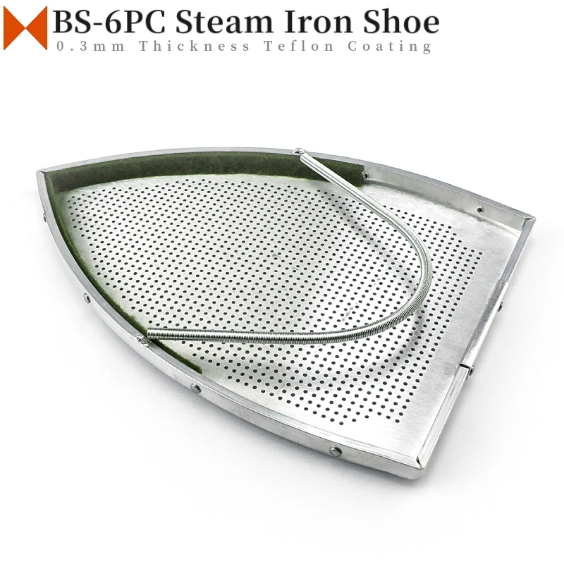 

6 PCS/lot BS-6PC Steam Iron Shoes Fit Silver Star 205mmx138mm Heat Resistant 260℃, 0.3mm PTFE Coating