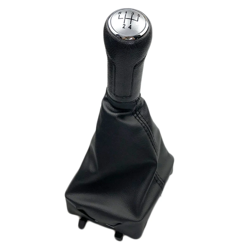 For Volkswagen VW Polo 9N 9N2 2002-2010 Car Styling Gear Shift Knob Gaitor Boot Cover Collar Interior Accessories Replacement