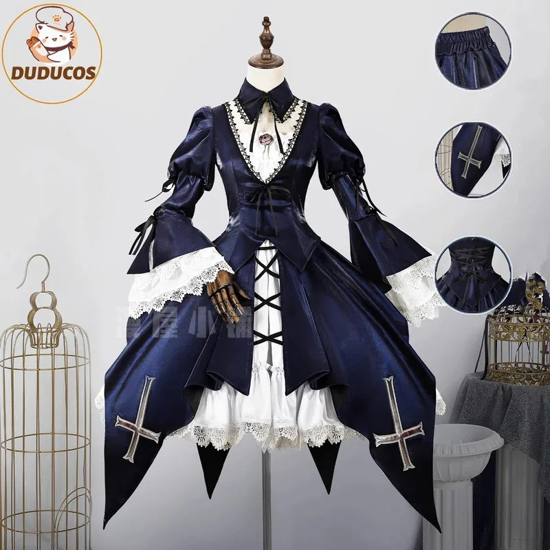 

Suiginto Cosplay Costume Anime Rozen Maiden DUDU-R Women Mercury Lamp Lolita Gothic Dress Suiginto