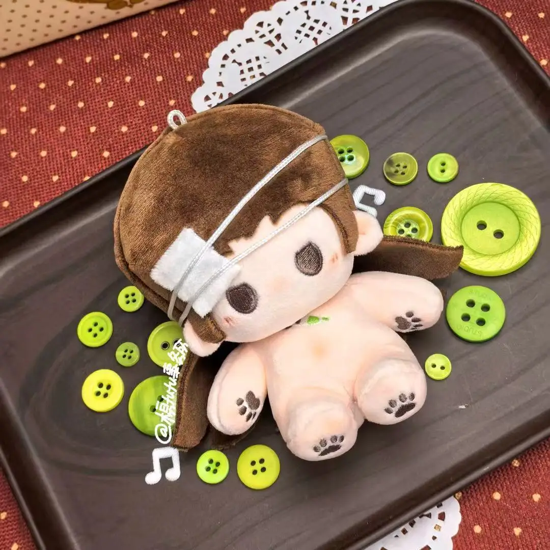 10CM Game Luchino Diruse Attributes Cotton Doll Anime Professor Cute Plush Stuffed Bean Eyes Body Cosplay Soft Toys Plushie