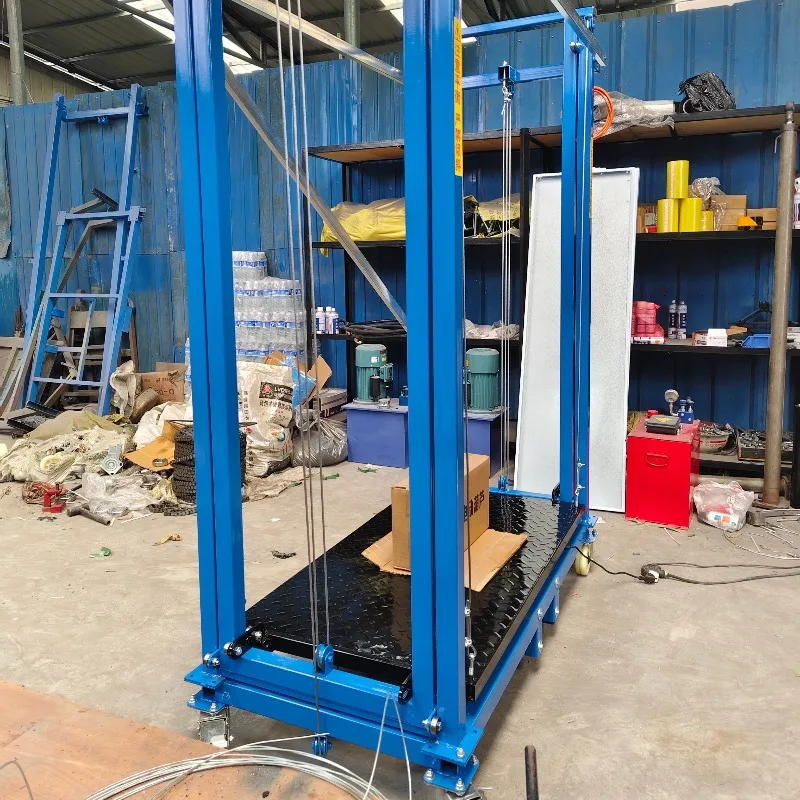 高安定性鋼製フレーム油圧リフティングシステム大型作業プラットフォーム産業機器設置電動足場