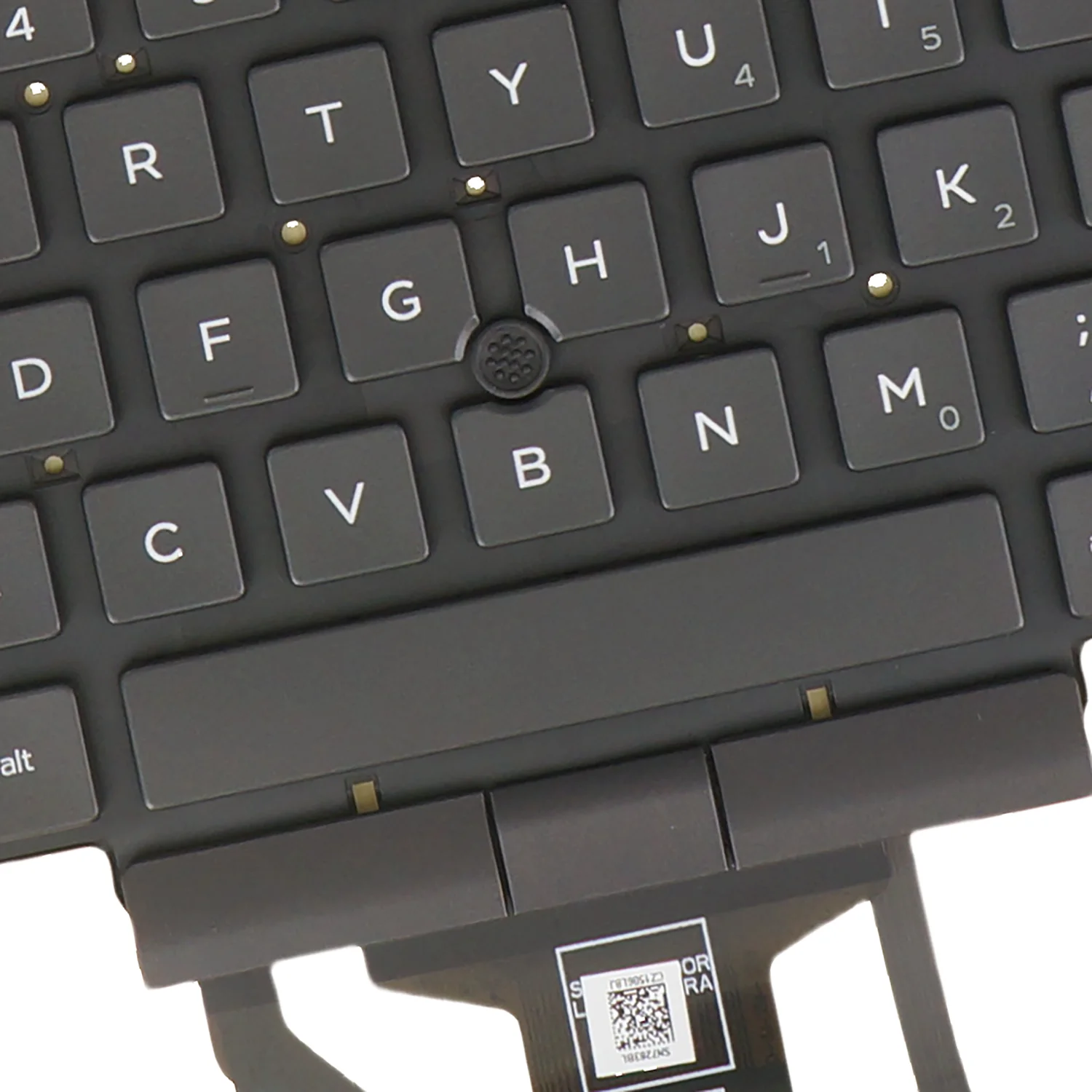 لوحة مفاتيح الكمبيوتر المحمول الإسبانية /La لأجهزة Dell 09Gg3W 9Gg3W Pk132Fb1A22 Nsk-Ew0Bc، Latitude 5400 5401 5410 5411، بإضاءة خلفية، بدون إطار، مع مؤشر تتبع