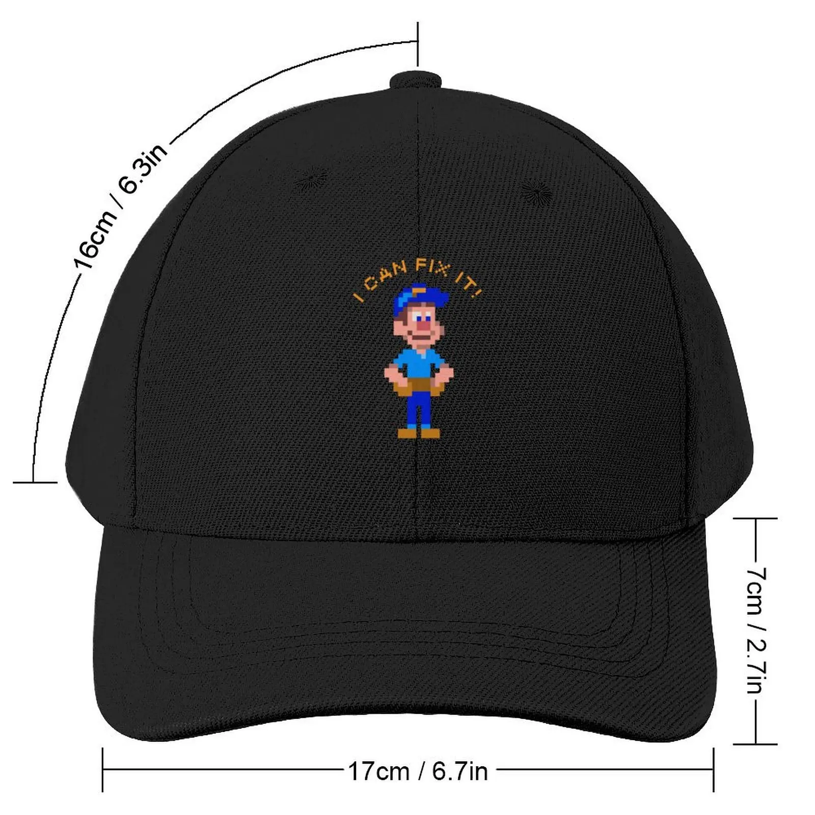 I Can Fix It! - Felix the Arcade Handyman Baseball Cap Sunscreen beach hat Golf Hat Boy Women's