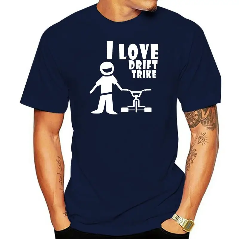 Лучшая новая мужская черная футболка I Love Drift Trike Лучшая новая мужская черная футболка I Love Drift Trike