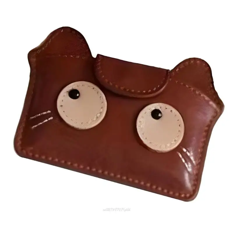 X5XA Artistic Cats Theme Pocket Wallet โครงสร้างบางน้ำหนักเบาถือสิ่งของได้