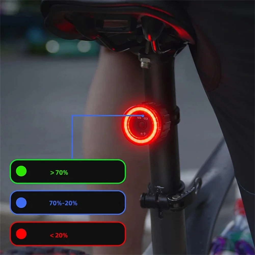 

Bike Tail Light, Bike Lights For Night Riding, USB Rechargeable LED Bike Tail Light, Smart/Manual Mode Switching Accessories