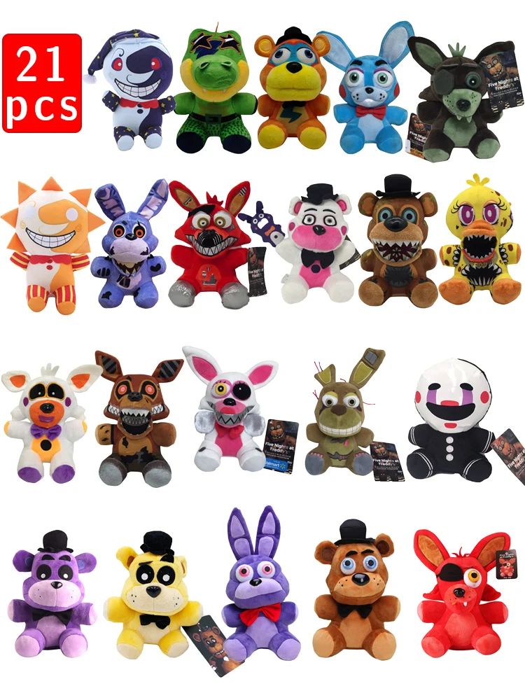 Pluszaki Five Nights at Freddy's (FNAF) 2026, urocze zabawki, lalki Bonnie Bear, Foxy, kreskówkowe pluszaki, zabawki Freddy dla dzieci, prezenty dla fanów. — zdjęcie 2