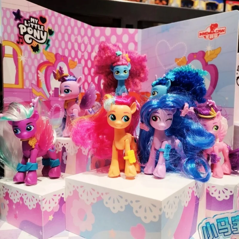 

My Little Pony Best Friend Hairdressing Style Character Toy for Girls Creative Cartoon Doll Birthday Gift Trendy Blind Box