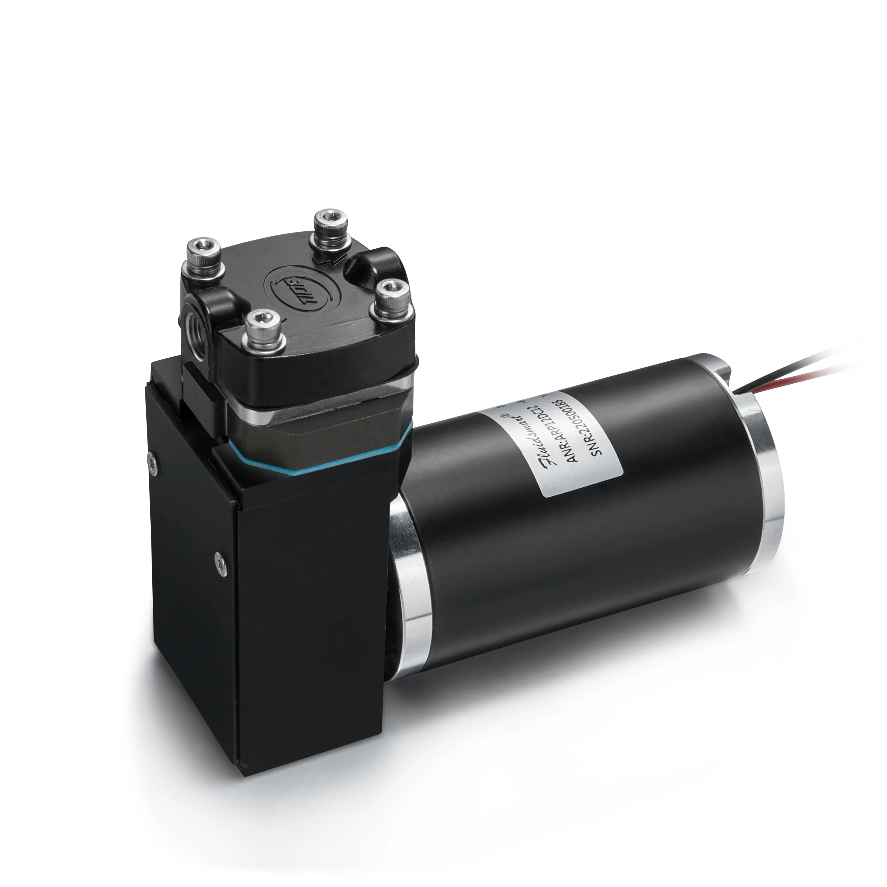 Fluidsmart 10bar ارتفاع ضغط 15L/دقيقة مضخة تفريغ الغاز 12 فولت/24 فولت الفولاذ المقاوم للصدأ تيار مستمر مكبس مضخة هواء مصغرة