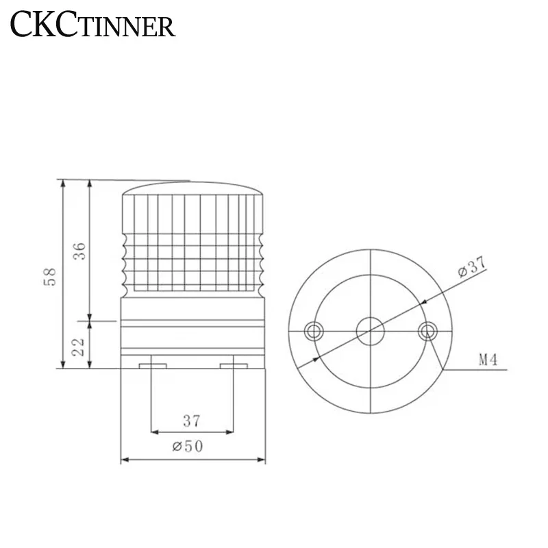 Стробоскопический сигнал Φ 12V 24V 220V