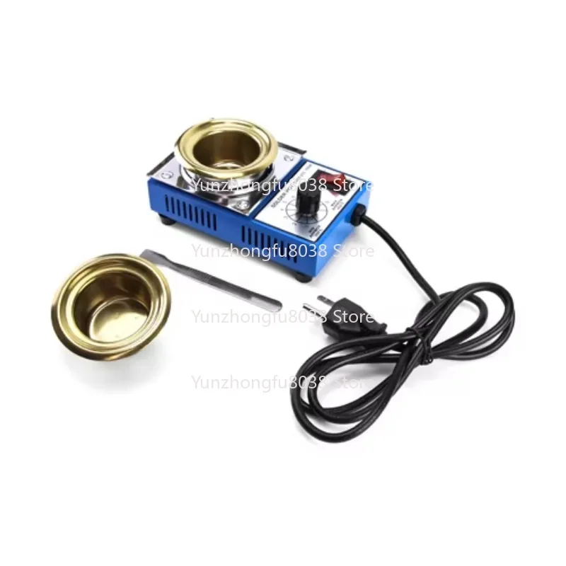 Square Titanium Lead-Free Soldering Pot Mini Tin Furnace for Electronics Repair