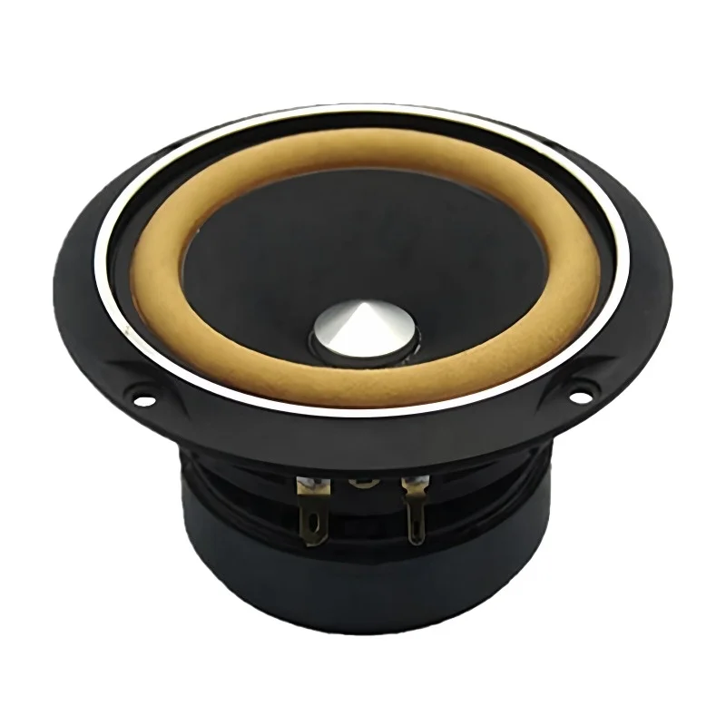 For 4-Inch HIFI New Full-range Speaker, Cast Aluminum Basin Frame, Leather Edge