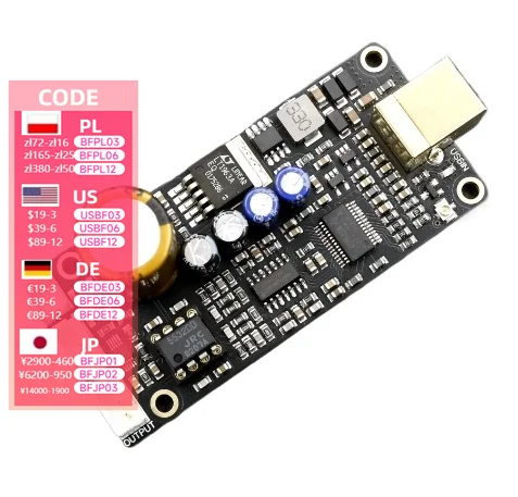 【 Fever level 】 Bluetooth/USB lossless audio decoding board (with AP test attached)