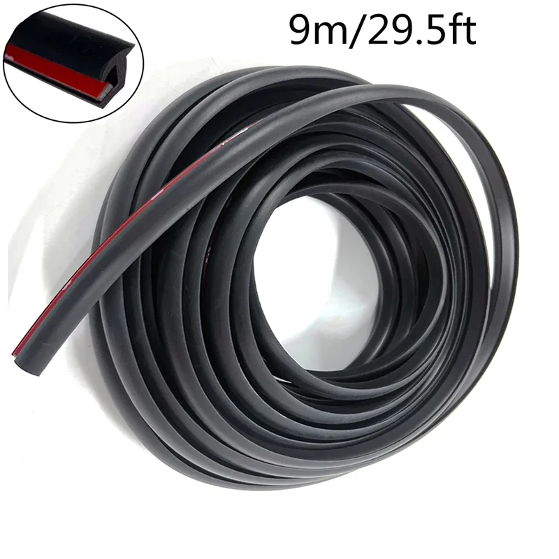 

Universal T-Style Fender Flare Edge Trim Trim Fit For Car and Truck Wheel Wells 9m/29.5ft