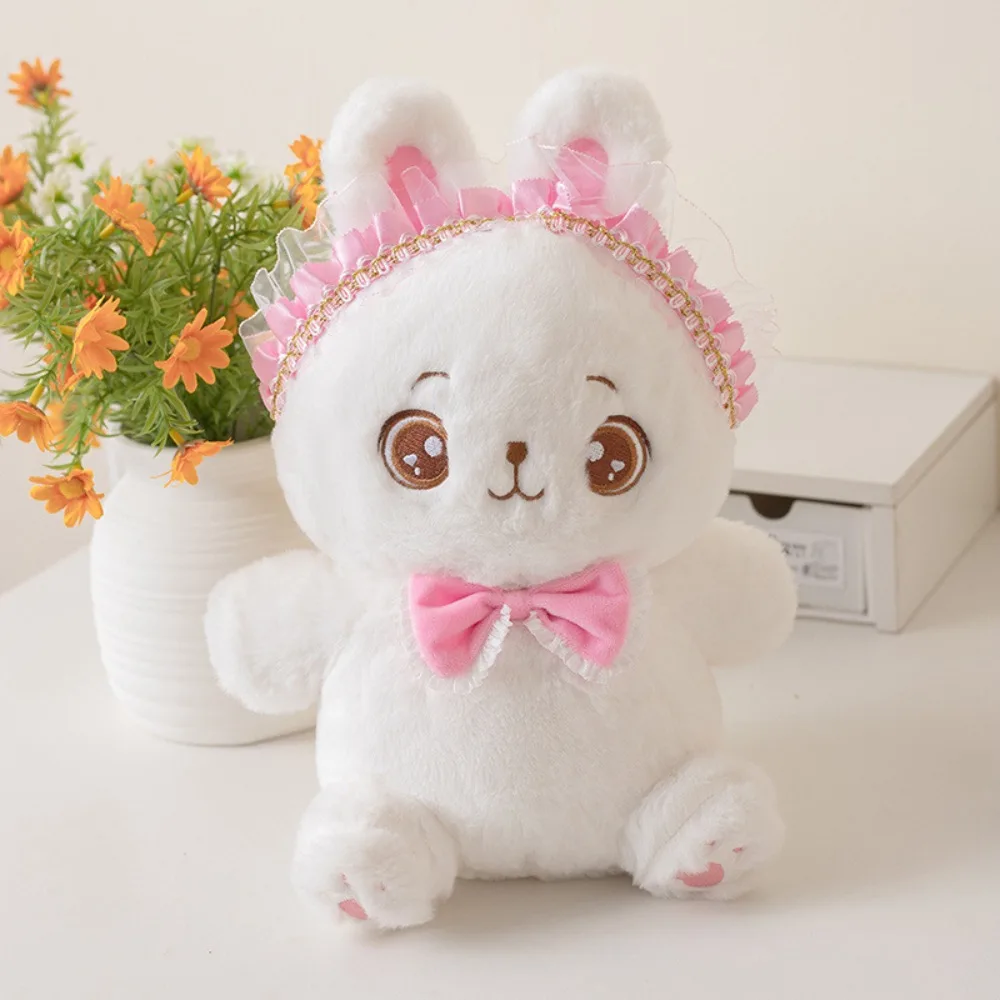 

PP Cotton Lolita Rabbit Plush Toy Fluffy Interactive Bunny Stuffed Doll Comfortable Collection Stuffed Animal Fun Doll