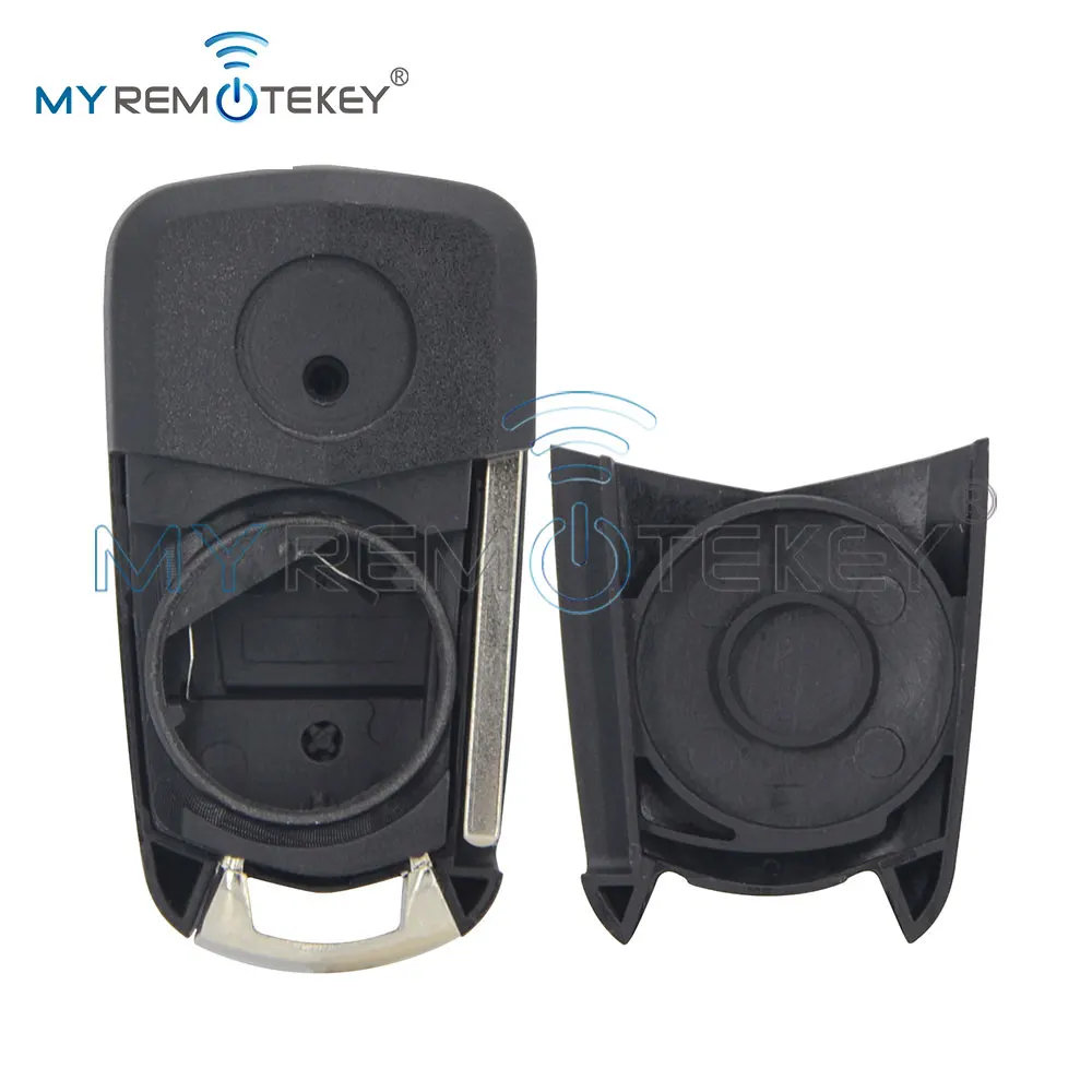 REMTEKEY حافظة مفتاح الوجه 2 زر HU100 لفوكسهول أوبل كورسا D أسترا H فيكترا C زافيرا 2005 2006 2007 2008 2009