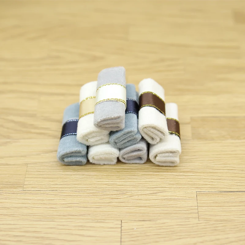 5 pçs 1/12 casa de bonecas mini colcha kit modelo casa de bonecas simulação cama decoração do quarto casa bonecas micro cena viva decoração ornamento