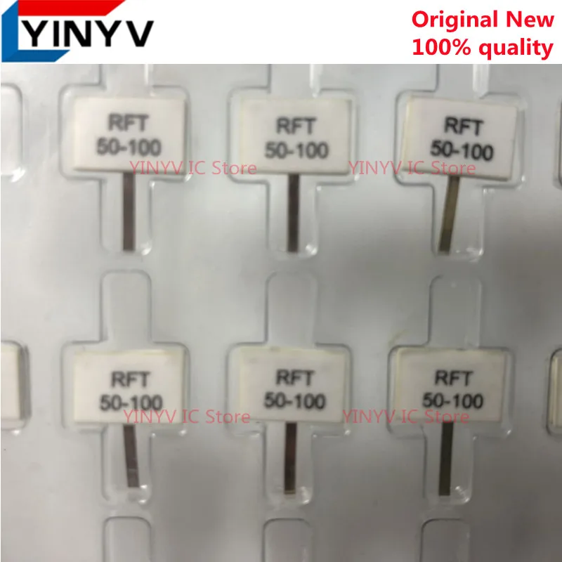 2PCS RFT50-100 RFT 50-100 50 Ohms 100W Dummy Load Resistor 100watt 50ohm Flange Resistors RFT50-100TM0906 RFR50-100 50R 100W New