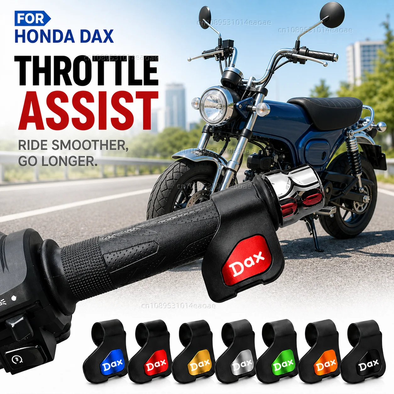 Für Honda DAX125 ST125 ST 125 2022-2026 DAX 125 Motorrad Gasgriff-Assistent Clip Kraftsparende Beschleunigung CNC Neu