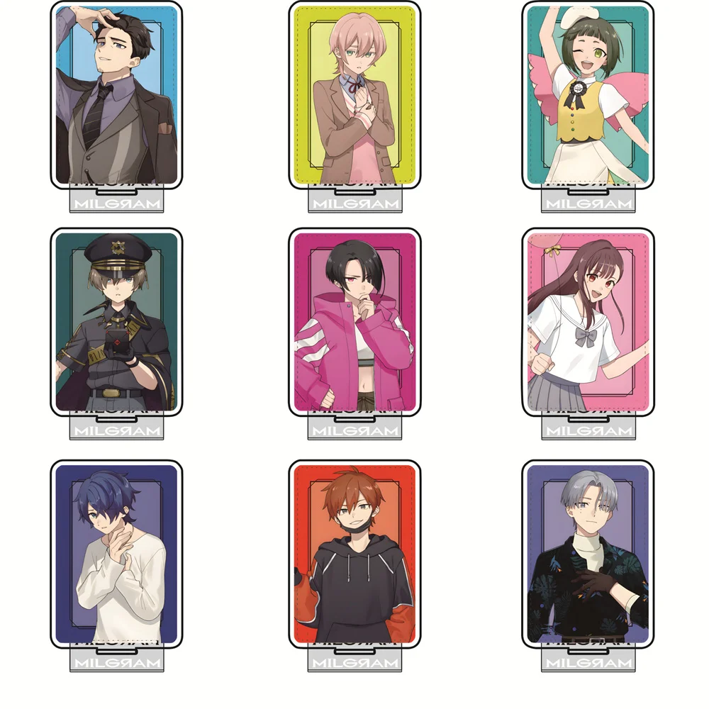 Anime MILGRAM 10cm Acrylic Stand Yuno/Futa/Mu/Shidou Desktop Decorations Accessories Decor Gifts Exquisite Products