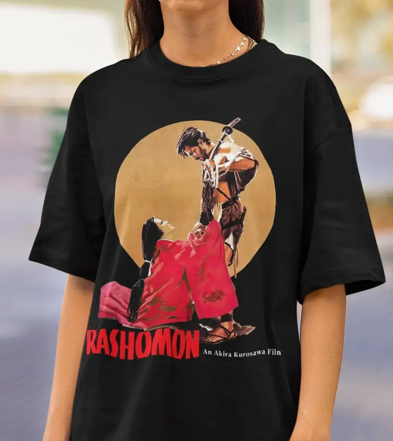 

Rashomon Movie Tee Shirt, Unisex, Gift for Samurai Film Fans, Japanese Action Movie, Akira Kurosawa, Toshiro Mifune, Vintage Mov