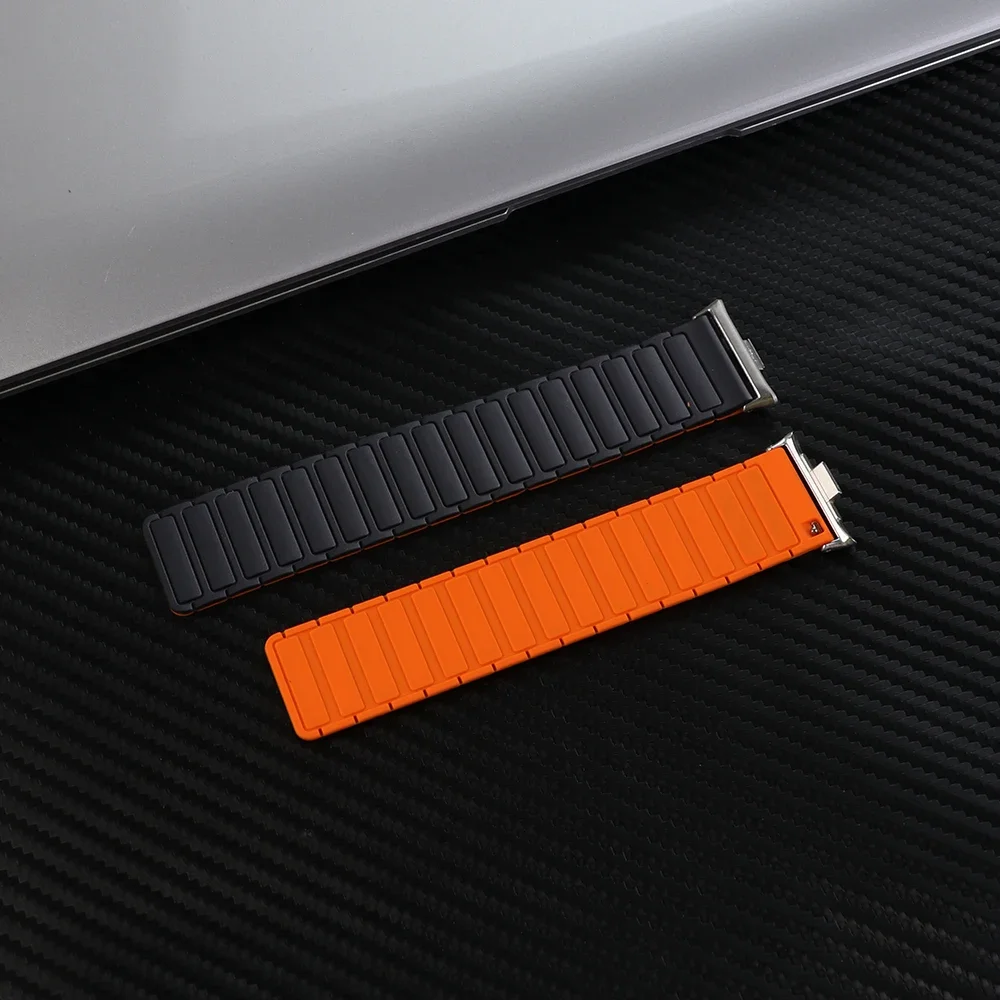 Xiaomi Mi 9 Pro 8 Pro 마그네틱 밴드 손목 밴드 팔찌 Correa RedMi Watch 4 5 시계 밴드 시계 액세서리 용 실리콘 스트랩