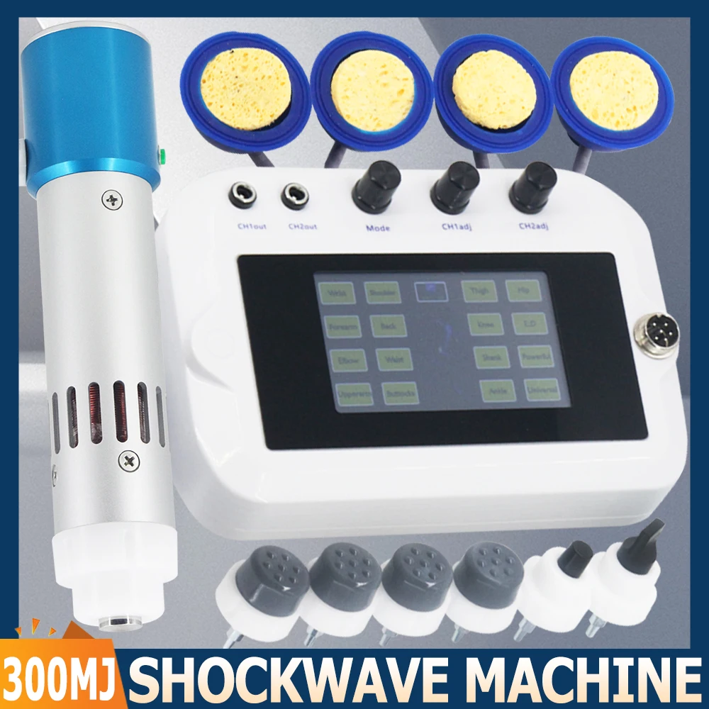 Shock Wave Therapy Machine EMS For ED Treatment Erectile Dysfunction 300MJ Physiotherapy Shockwave Massager Pain Relief Massage