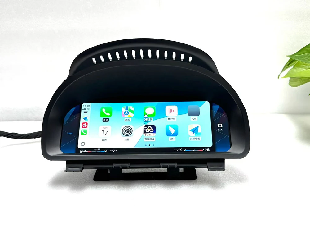LCD-Dashboard-kompatibles, drahtloses CarPlay Android Auto Hicar 3-in-1 für BMW X5 E70 X6 E71 (2006-2013) Originalsystem CCC CIC – Detail 4