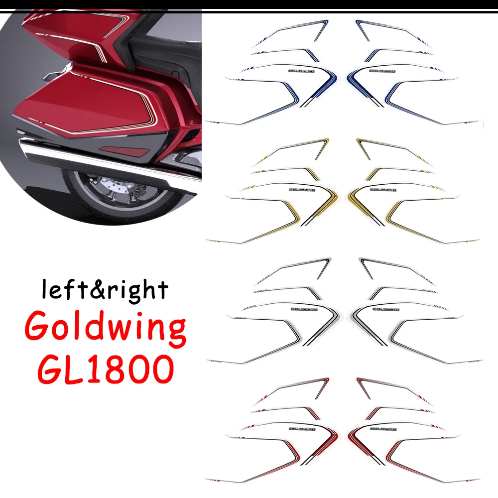 

Лобовое стекло лобового стекла Goldwing для HONDA GL1800 GL 1800, коврик на бак, наклейка для путешествий, комплект наклеек, защита чехлов 2018 2019 2020