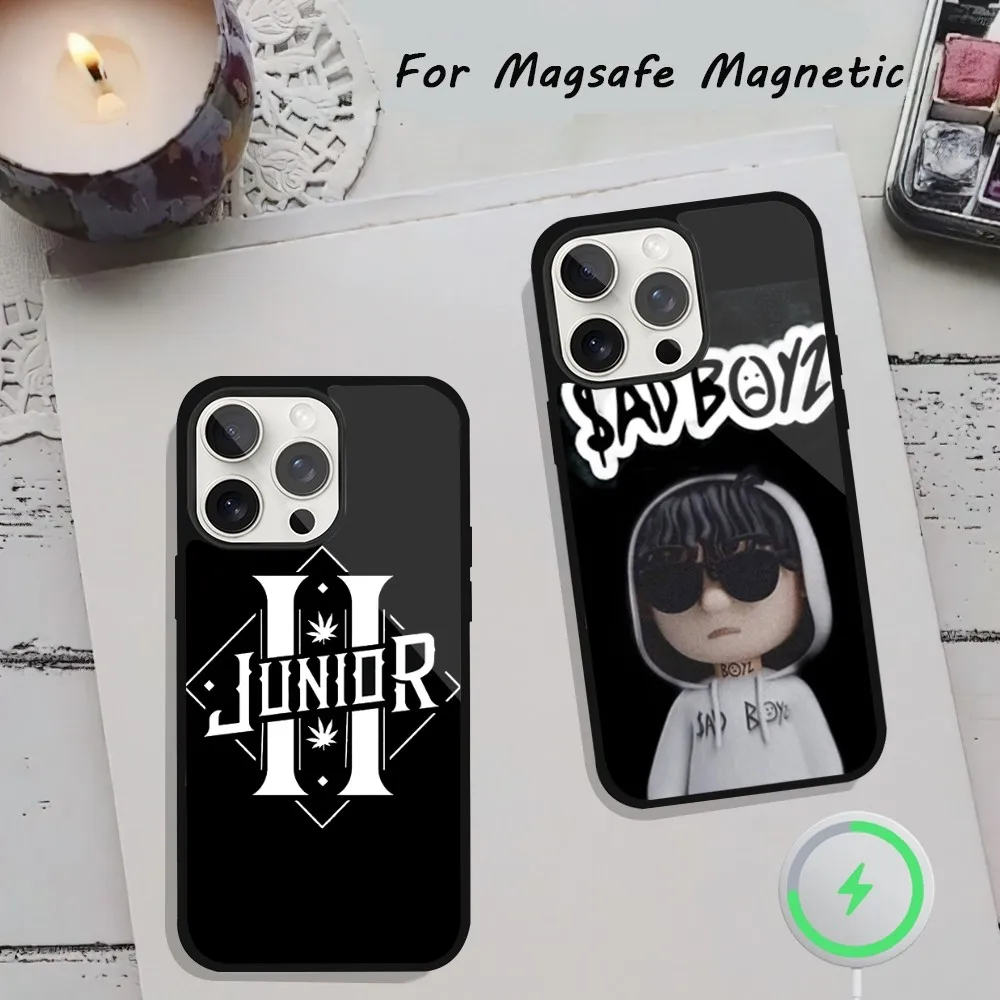 Singer J-Junior H Phone Case  For iPhone 15 12 13 14 11 Pro Plus Max Magsafe Magnetic Wireless Charging shell