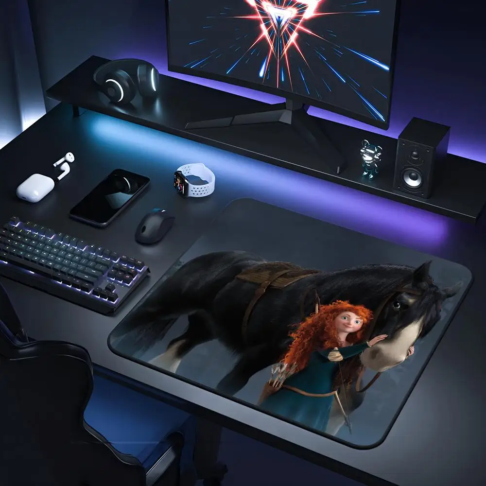 Brave Mouse Pad Gaming Laptops Keyboard Mat Deskmat Pc Accessories Desk Protector Mousepad Gamer Mats Anime Mause Pads