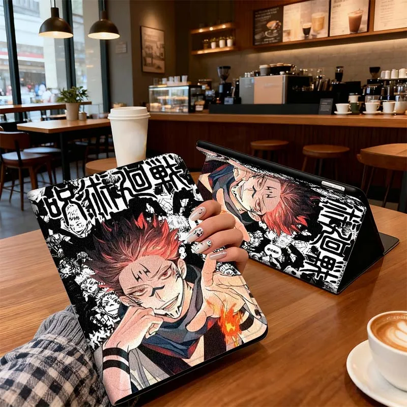 

J-Jujutsu K-Kaisens Anime For Xiaomi Redmi Mi Pad 4 5 6 6s 7 8 SE Pro 2 11 Plus Max 12.4 11 11.2 12.5 8.7 inch Tablet Case