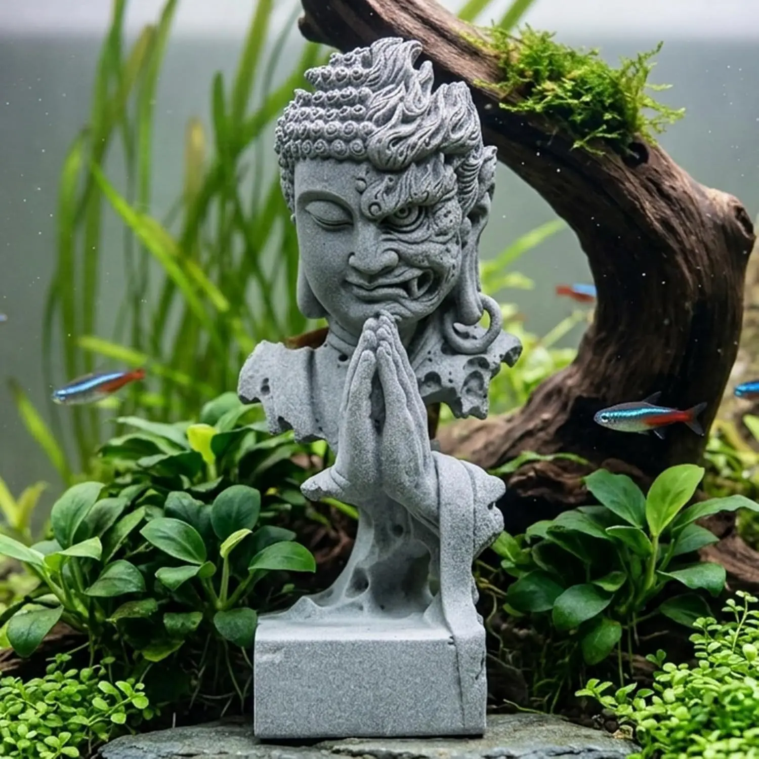 Hot Sale Cross-border Aquarium Decor Multi-Size Landscape Ornament Suitable for Various Home Betta Fish Tank Layout
