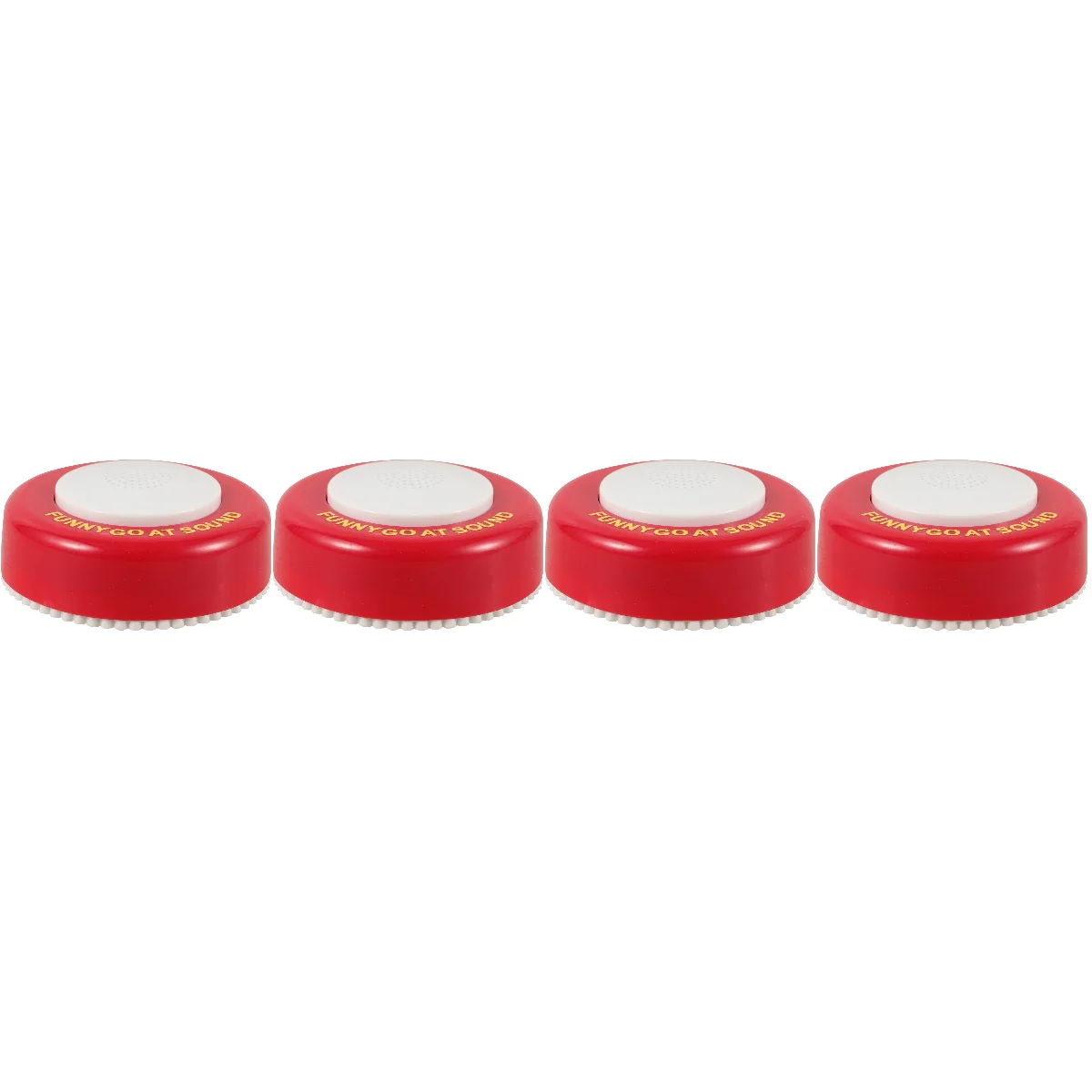 4 PCS Screaming Goat Sound Button Halloween Toys Noise Maker Prank Party Game Red Prop Dad