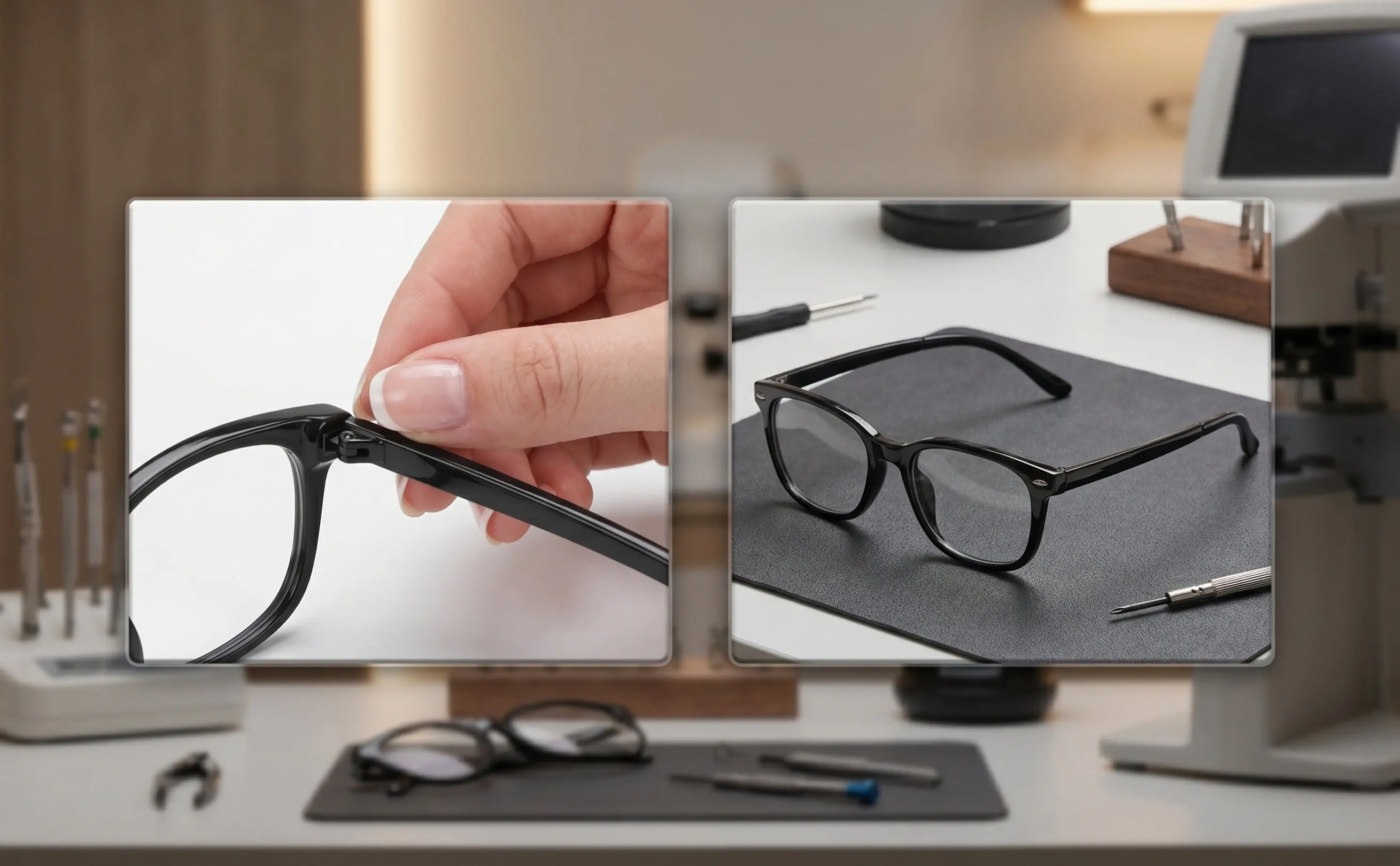 1Pair Universal Eyeglass Arm Legs Replacement for Broken Worn Temple Ends Comfortable Grip Stylish Design Eyeglasses Accessories