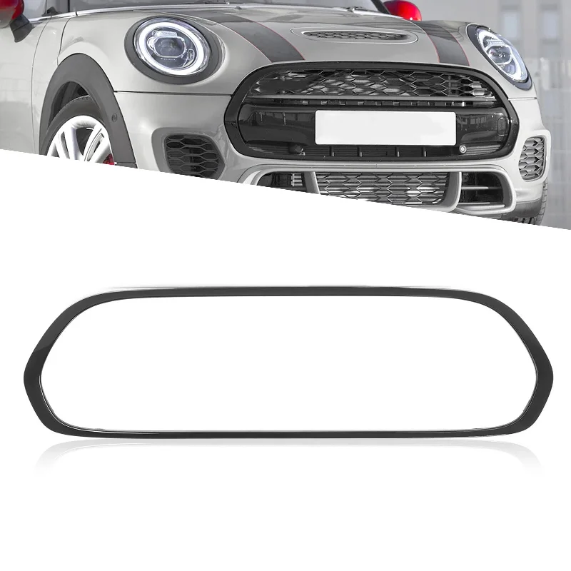 For Bmw Mini f55 f56 f57 2014-2021 mid-grid grille trim strip bright strip mid-grid frame electroplating bright black