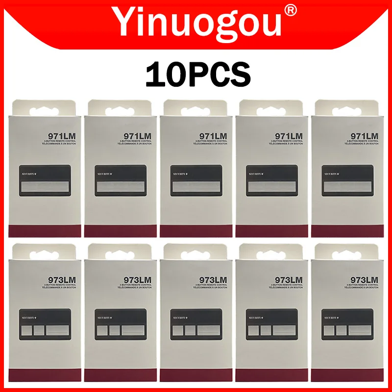 

10шт Chamberlain LiftMaster 971LM 973LM 972LM 974LM 970LM 91LM 92LM 94LM 96LM Пульт дистанционного управления для гаражных ворот 390 МГц Программирование