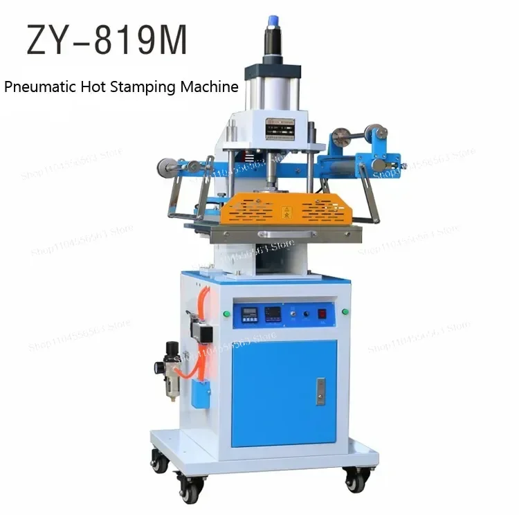 

New 30*40cm Leather Embossing Machine Pneumatic Gold Hot Stamping Machine Die Indentation ZY-819M