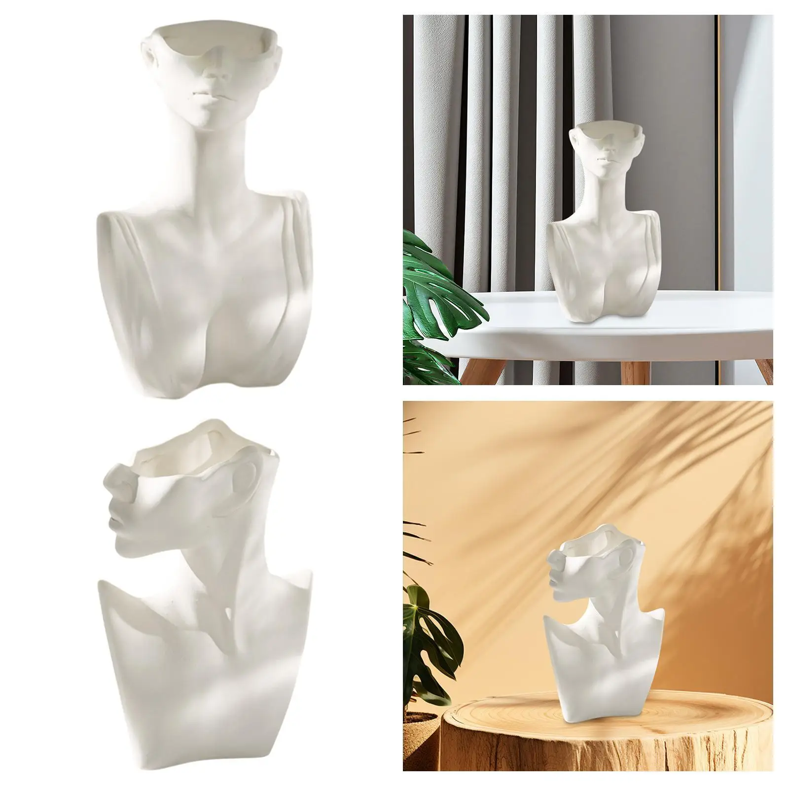 Abstract Art Human Body Vase Home Decor for Office NightStand Living Room