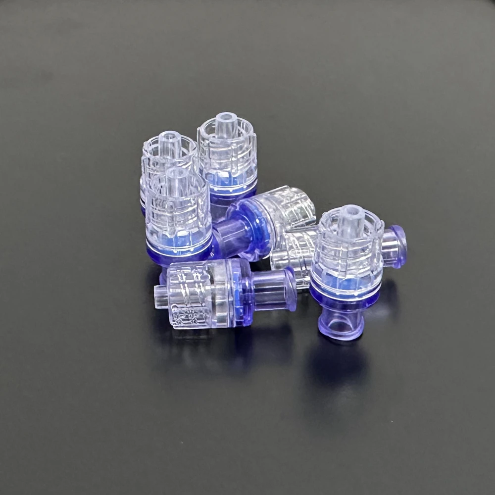 Válvula de retención de bloqueo Luer, médico, macho y hembra, 1/8 pulgadas